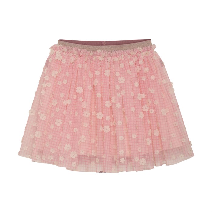 Minymo Skirt AOP - Pink Dogwood