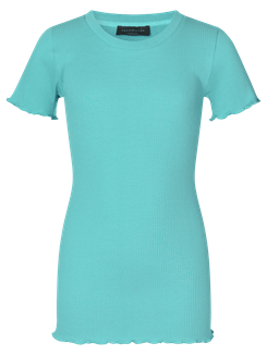 Rosemunde cotton t-shirt - Aqua paradise