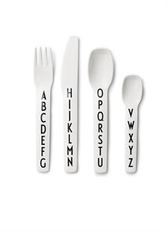 Design Letters cutlery set (white)