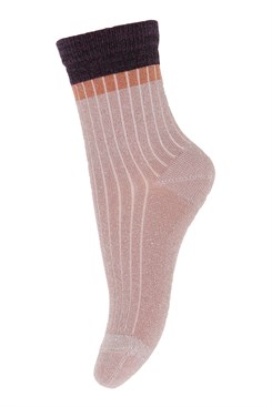 MP Norma glitter socks - Rose Grey