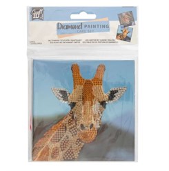 Diamond paint kort 2-pak - Dyr