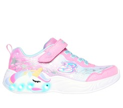 Skechers Girls unicorn Dreams - Pink Turquoise multicolour (blinke sneakers)