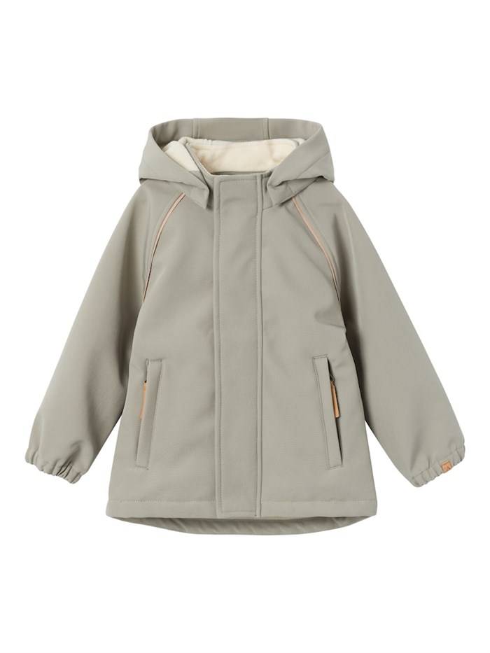 Lil\' Atelier Alfa softshell jacket - Dried sage